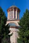 Romania, Bucharest. Stavropoleos, Eastern Orthodox monastery for nuns, built in Brancovenesc style. Art Print